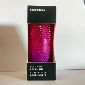 Starbucks-Cold Cup Key Chain RARE
